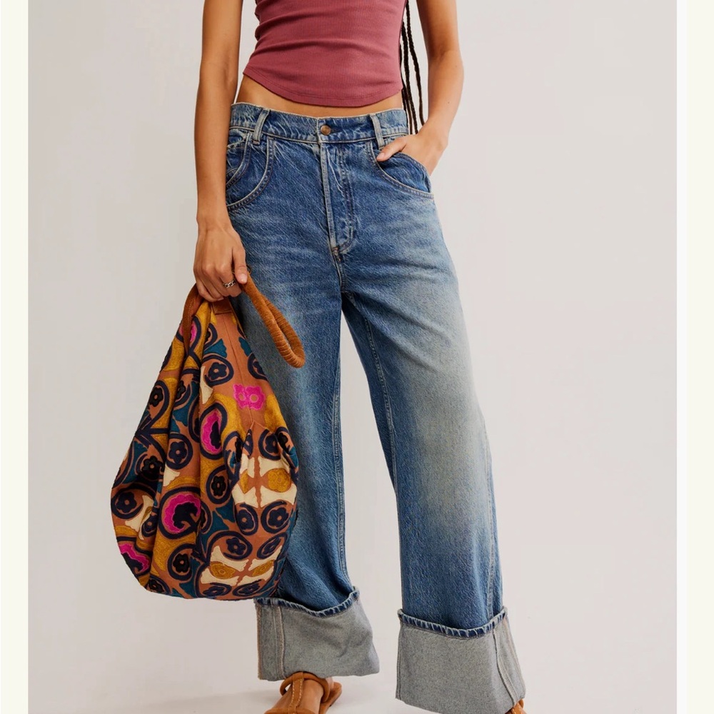 Gorgeous, Free People Hypnotized Slouchy Tote❤️ NWOT - Picture 6 of 12